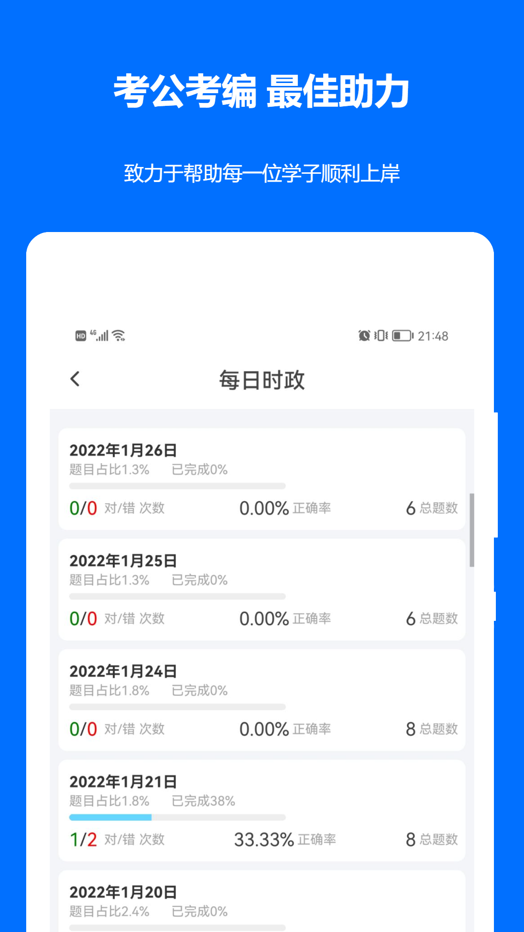 时事政治真题软件封面