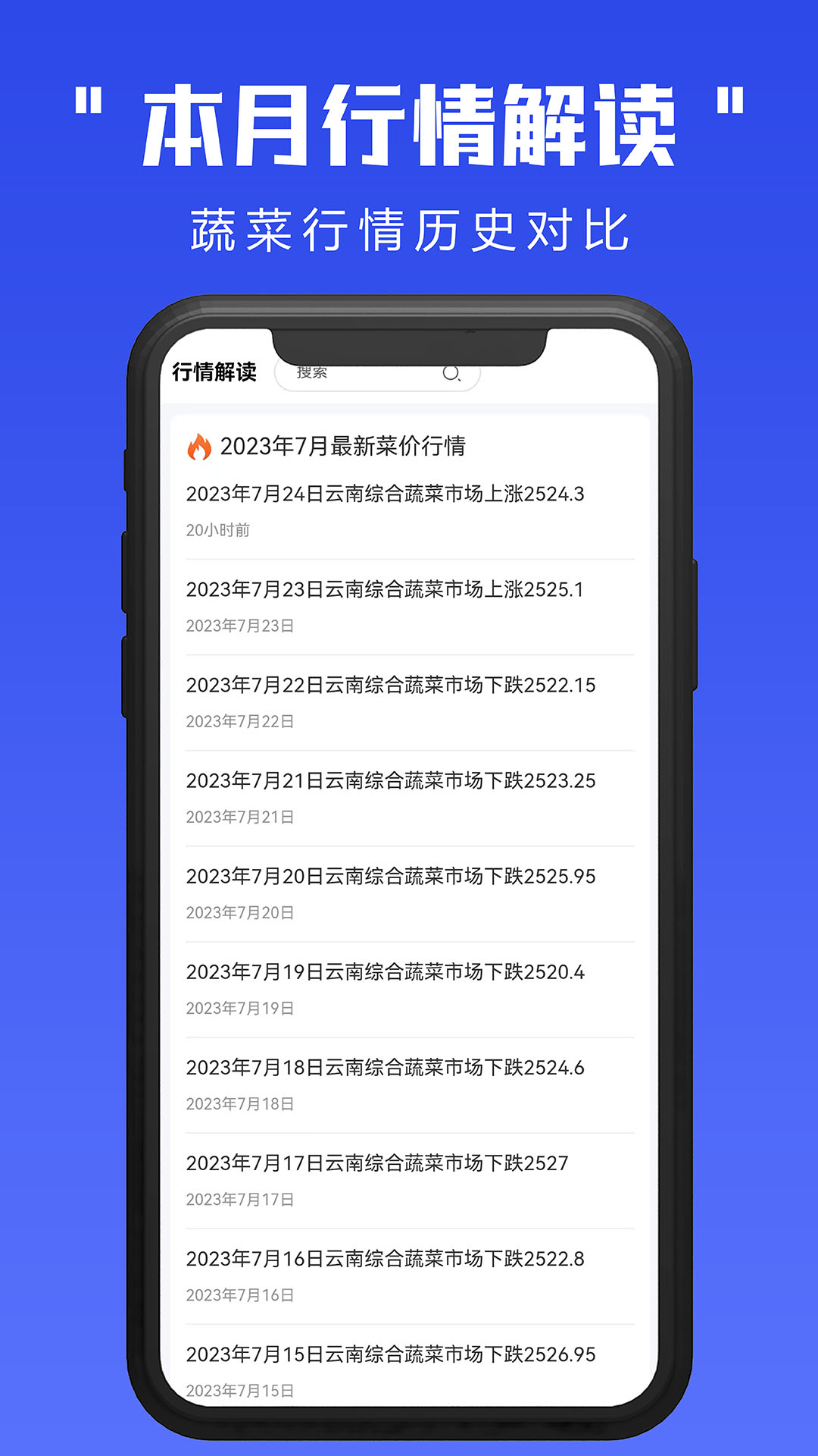 蔬菜行情专家软件封面