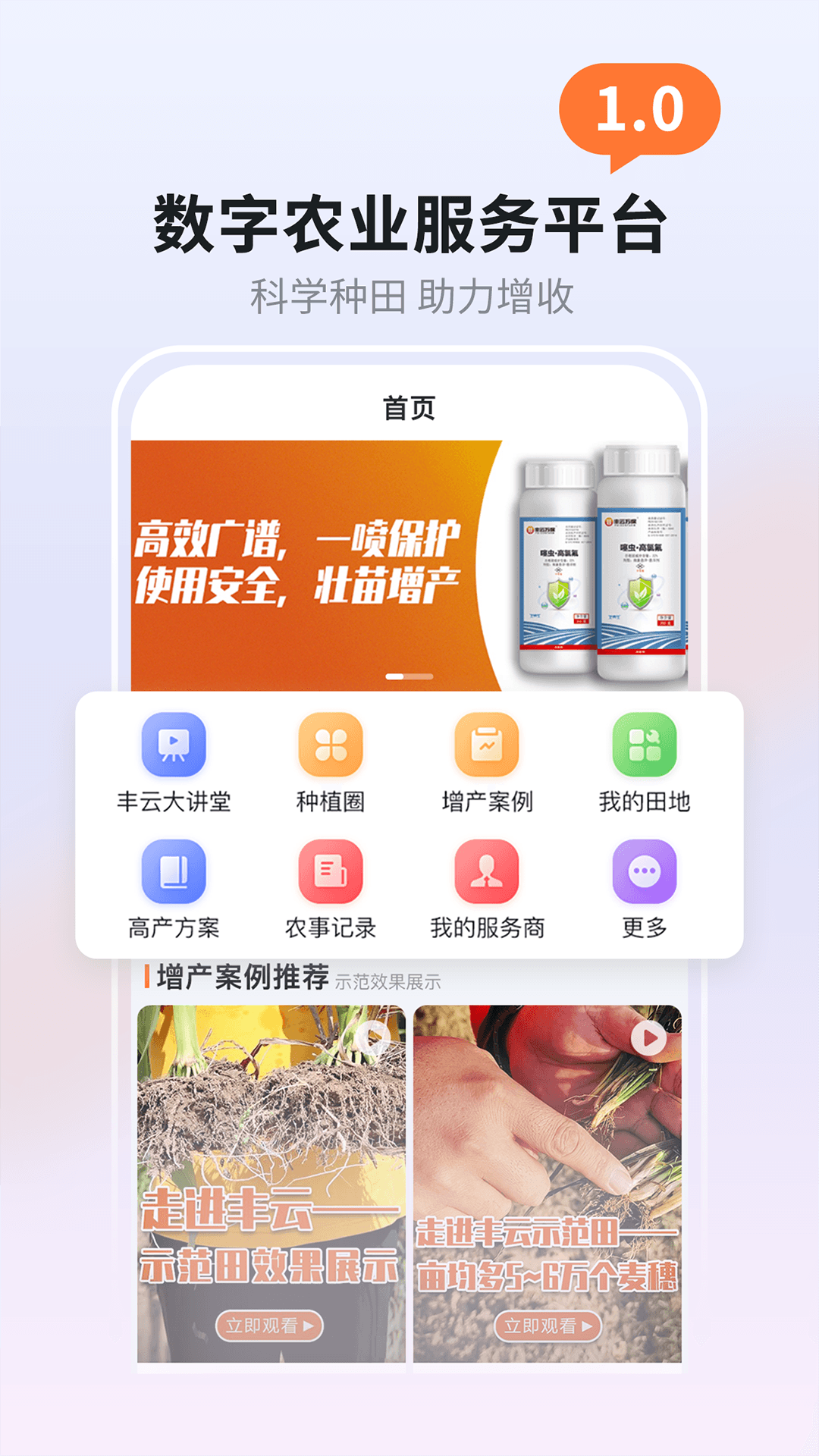 丰云农服软件封面