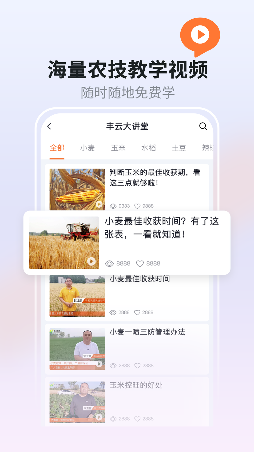 丰云农服软件封面