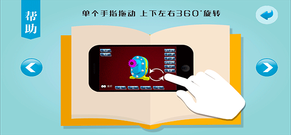 模型旋转查看图示