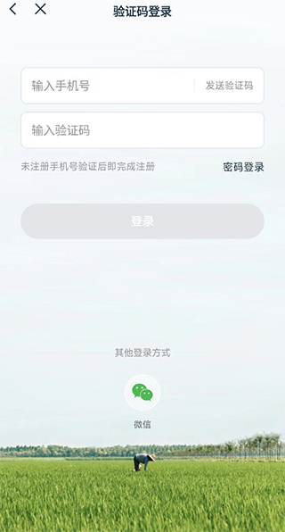 登录/注册界面