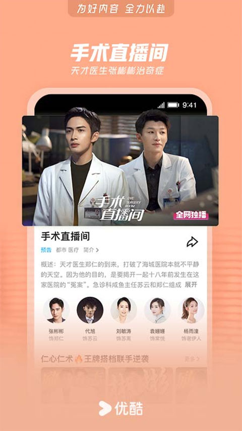 优酷华为定制版软件封面