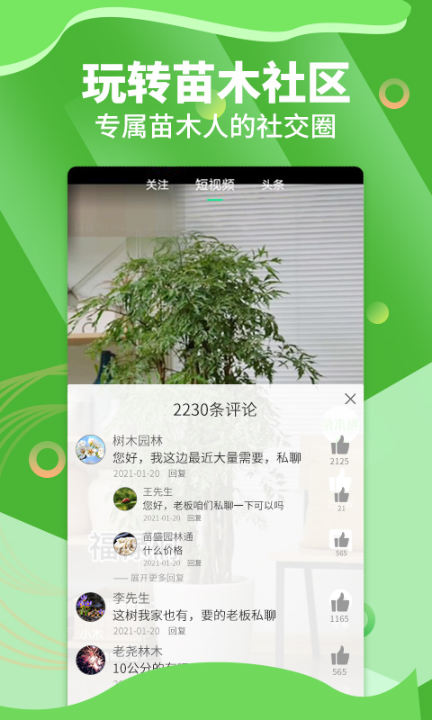 苗木通app软件封面