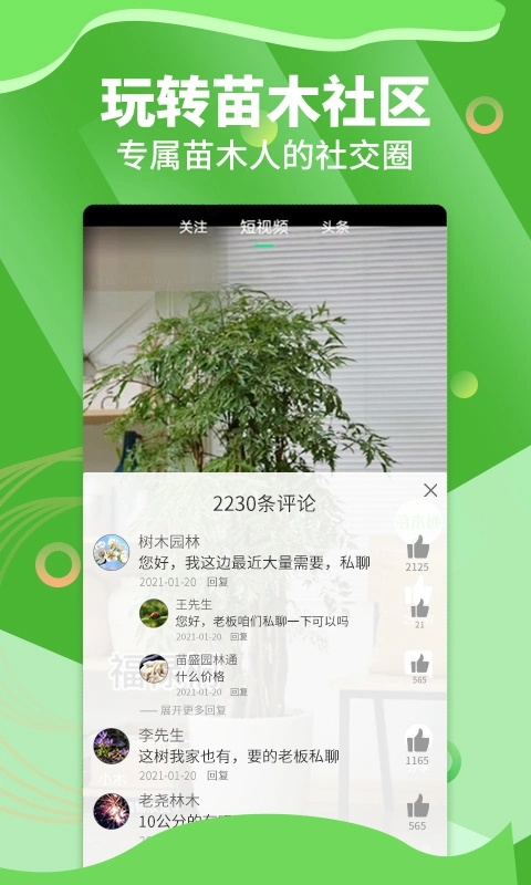 苗木通app软件封面