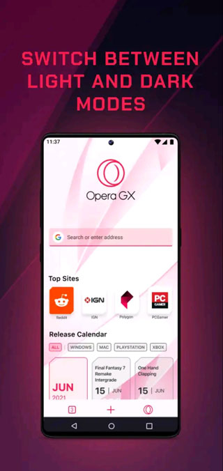 Opera GX浏览器软件封面