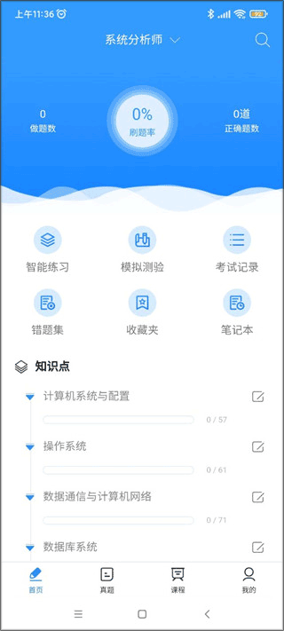 软考通App首页截图