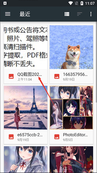 选择图片进行识别