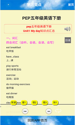 小学英语五年级下册人教版软件封面