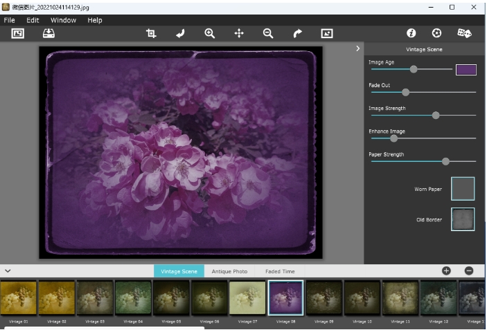 Vintage Scene Undo and Redo Function