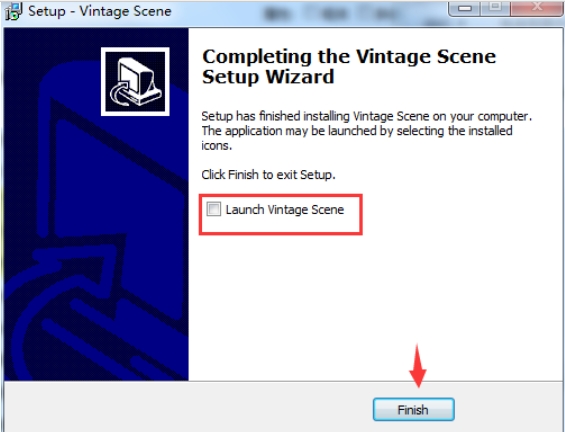 Vintage Scene Installation Step 3