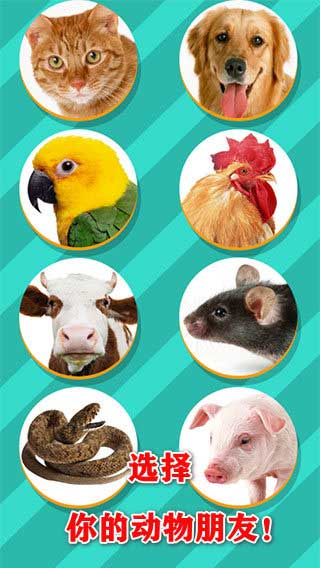 Pet Translator 动物选择界面