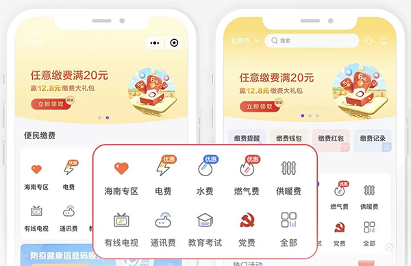 选择缴费项目