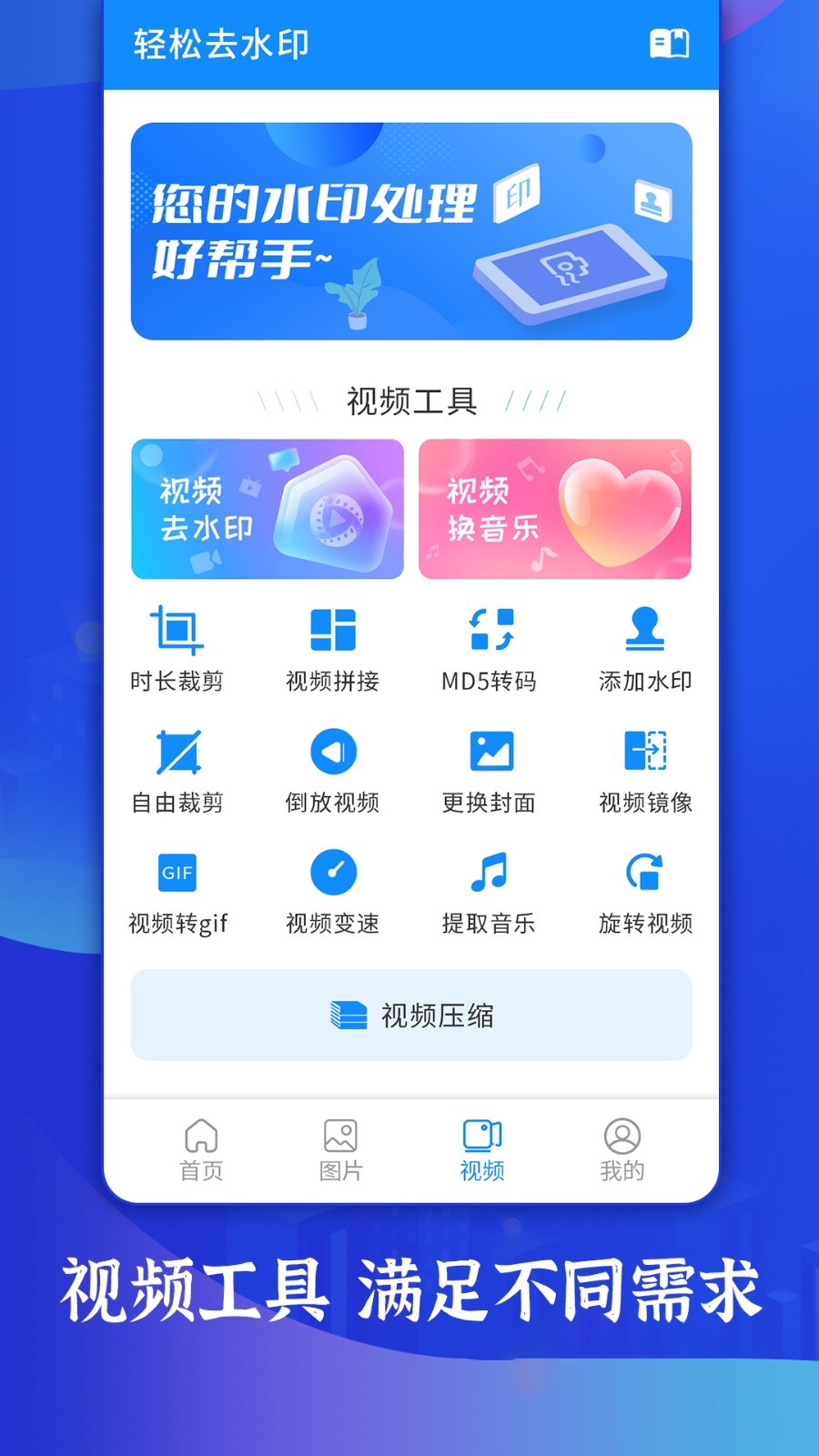 轻松去水印软件封面