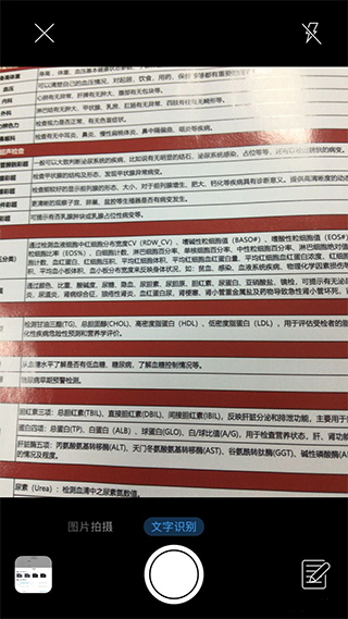 文字识别界面截图