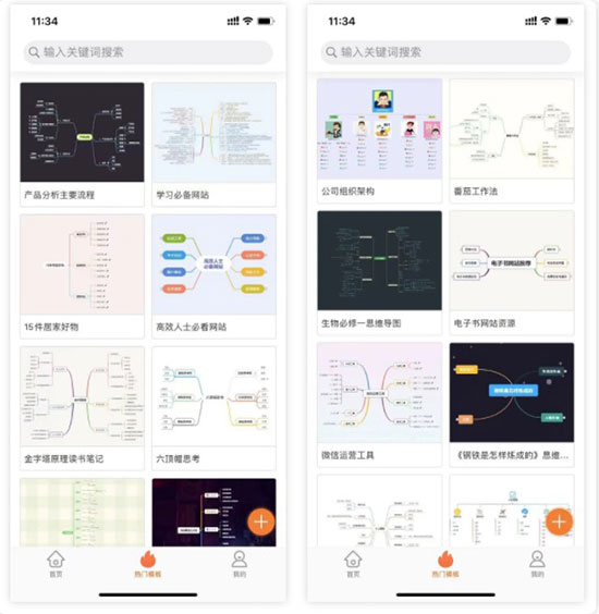 GitMind模板库