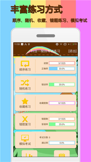 科目一模拟考试练习app软件封面