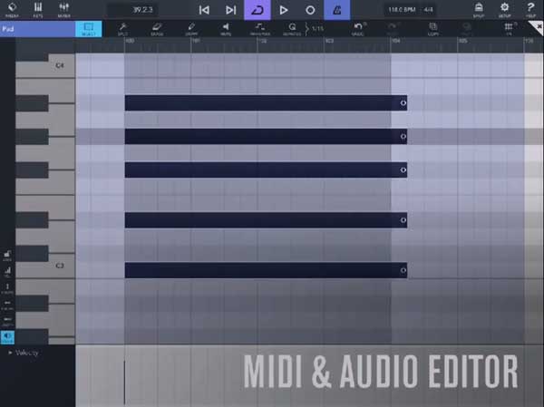 MIDI和音频编辑器