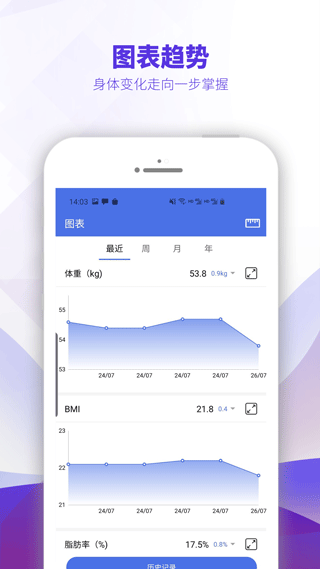 OntoFit智能体脂秤app软件封面