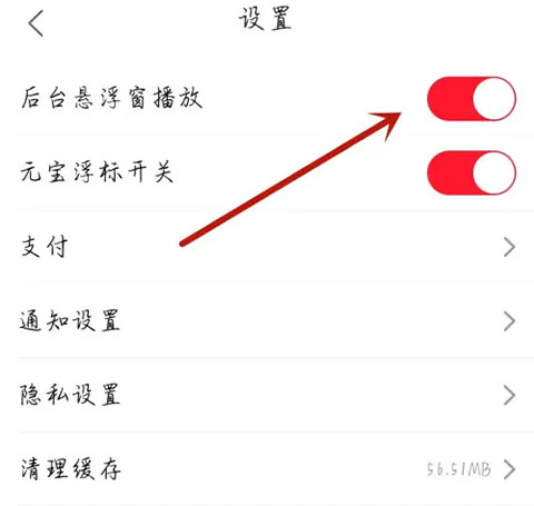 开启悬浮窗播放