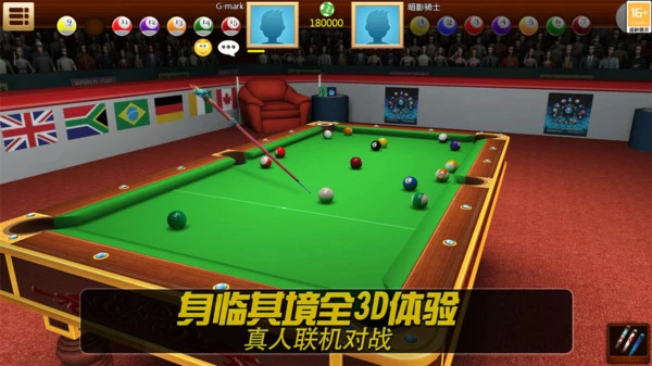 街机台球大师-真实3D台球软件封面