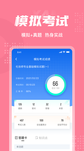 化妆师考试聚题库软件封面
