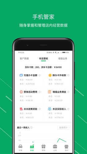 米米洗车管家软件封面