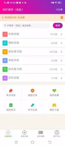 护理学高级职称总题库软件封面