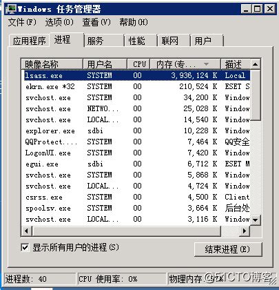 为何服务器会出现大量用户占用内存的情况