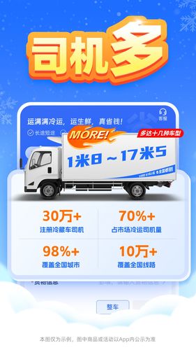 运满满冷运软件封面