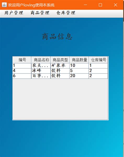 基于java的仓库管理系统-javaee仓库管理系统