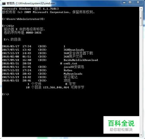 使用CMD命令查看电脑所有文件和文件夹的详细方法