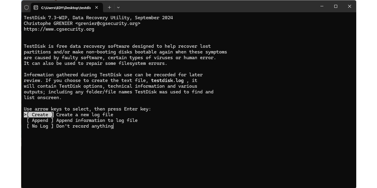 TestDisk