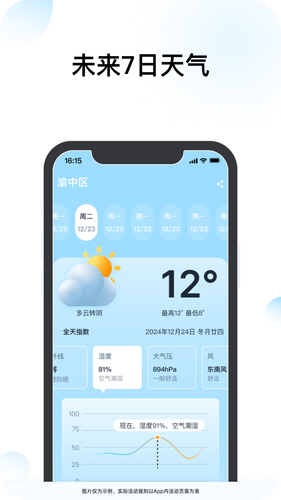查查天气软件封面