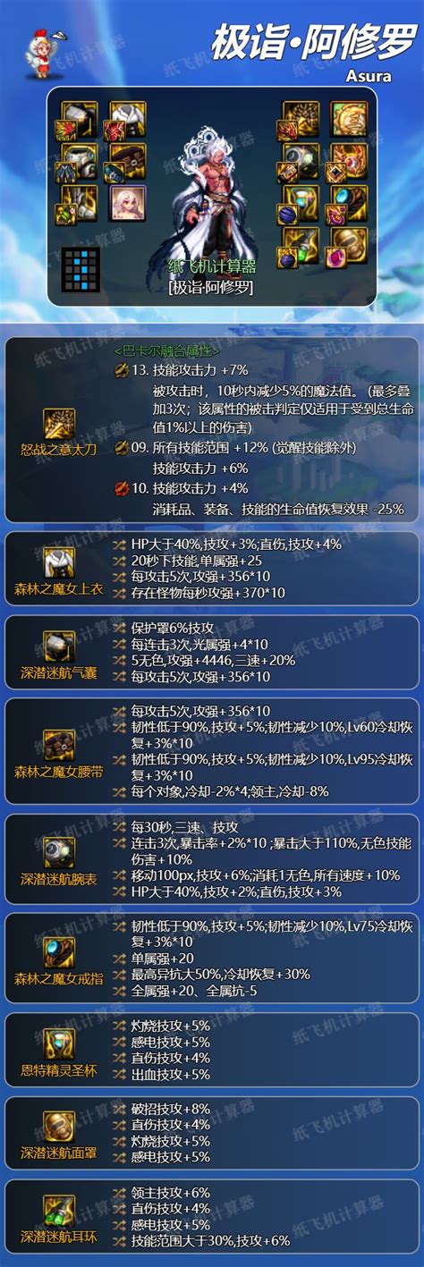 70版本阿修罗加点,70版本阿修罗最强装备