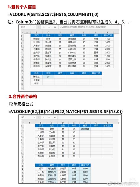 vlookup函数的使用方法图解