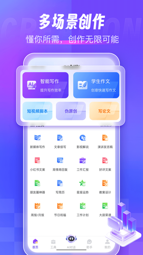 AI写作创作家软件封面