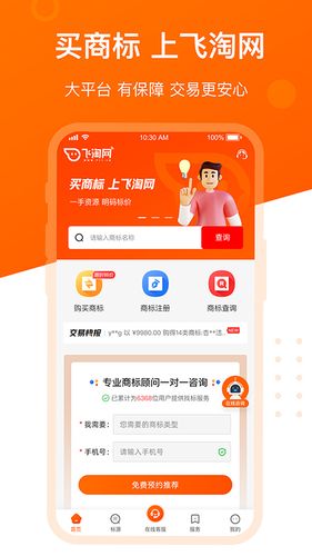 飞淘商标软件封面