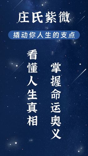 庄氏紫微软件封面