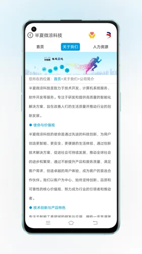 半夏微凉科技软件封面