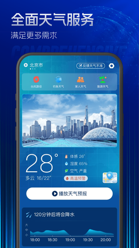 5G实时定位天气软件封面