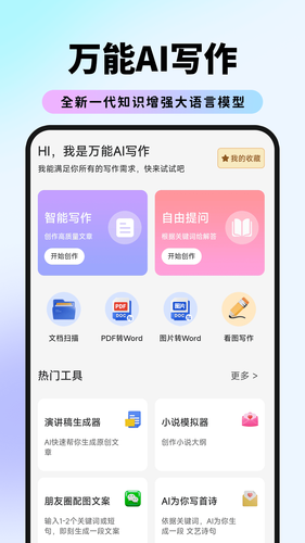 万能AI写作软件封面