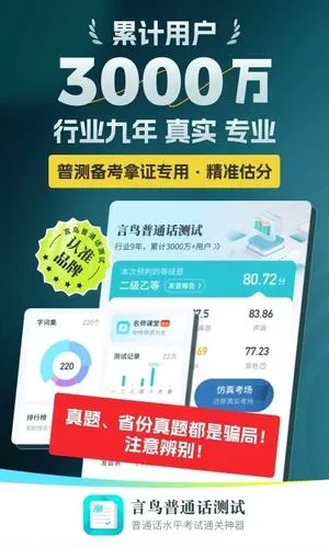 普通话测试软件封面