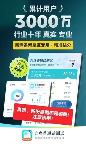 普通话测试软件封面