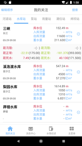 长江水情专业版第1张手机截图