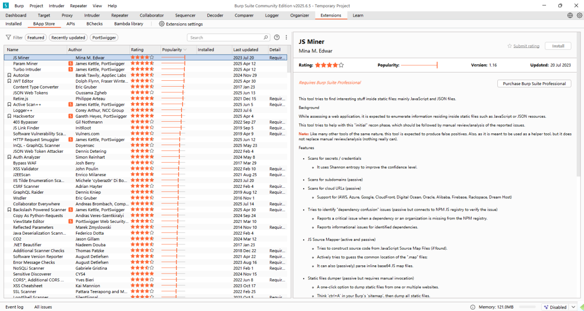 Burp Suite Community Edition