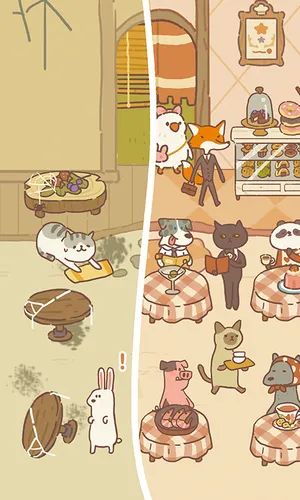 动物餐厅-温暖的模拟经营游戏软件封面