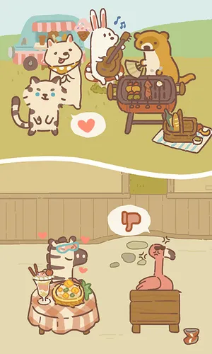 动物餐厅-温暖的模拟经营游戏软件封面