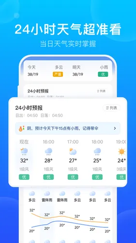 手机天气预报软件封面